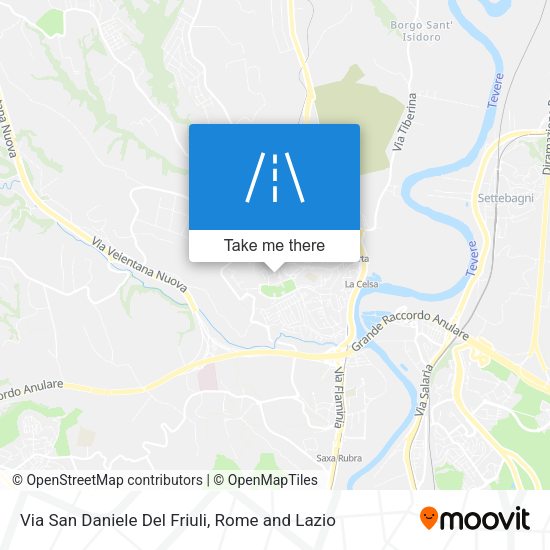 Via San Daniele Del Friuli map