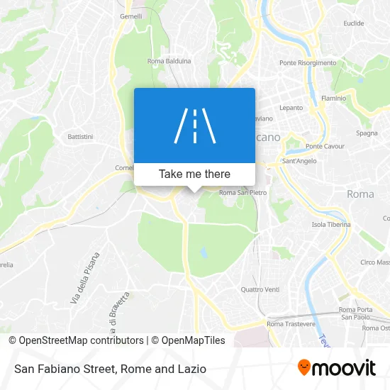 San Fabiano Street map