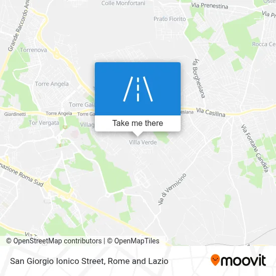 San Giorgio Ionico Street map