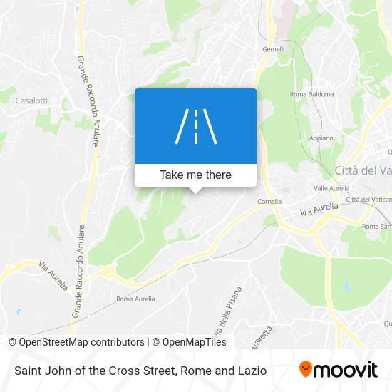 Saint John of the Cross Street map