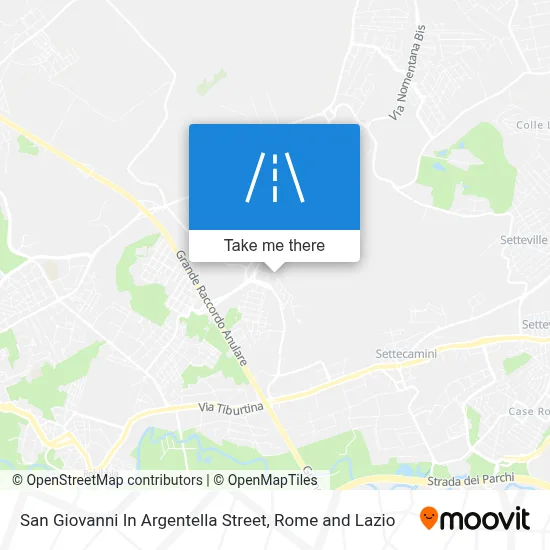San Giovanni In Argentella Street map