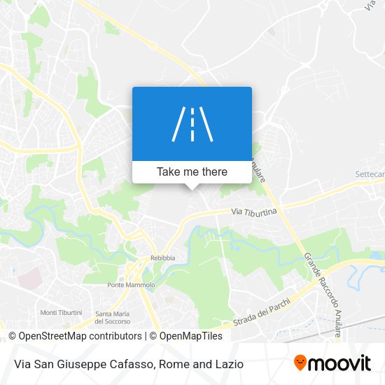 Via San Giuseppe Cafasso map