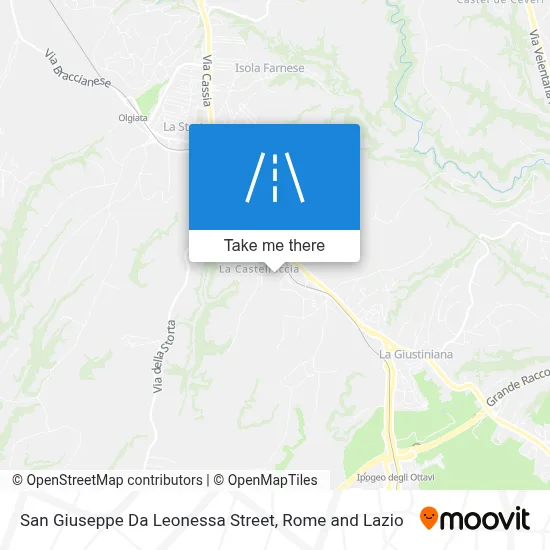San Giuseppe Da Leonessa Street map