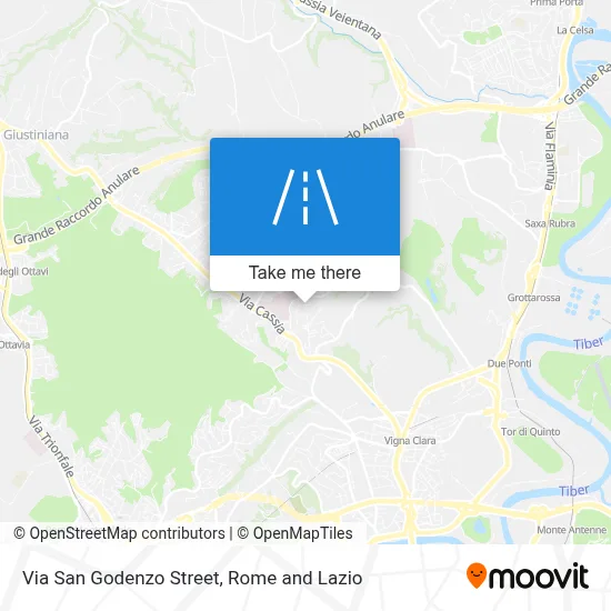 Via San Godenzo Street map