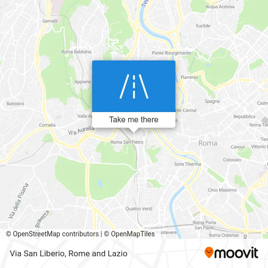 San Liberio Street map