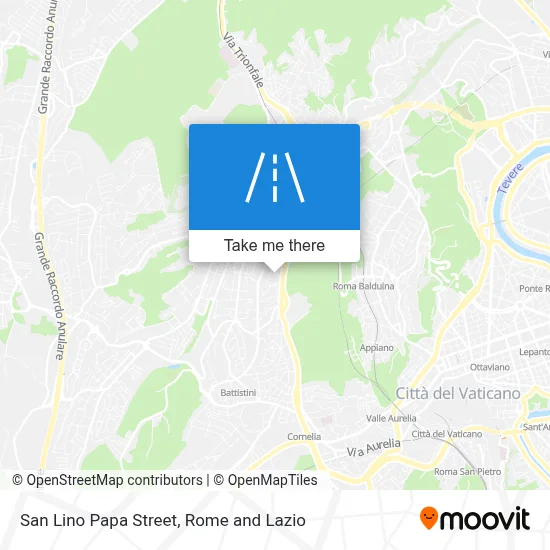 San Lino Papa Street map