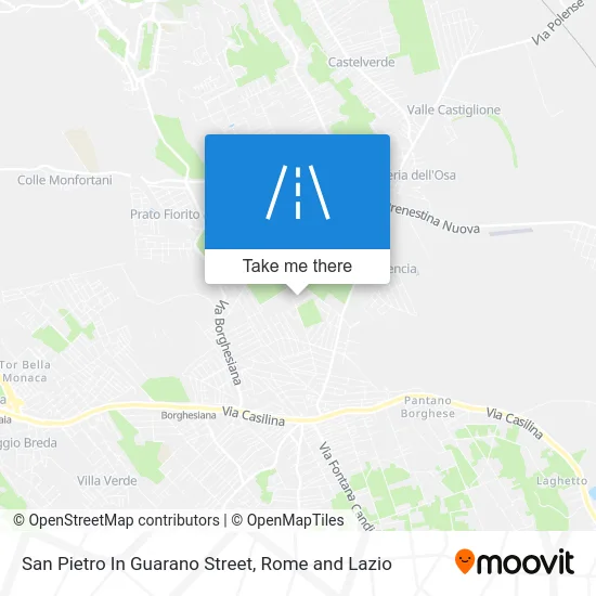 San Pietro In Guarano Street map