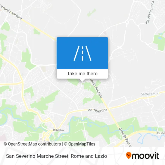 San Severino Marche Street map