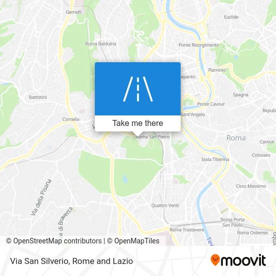 San Silverio Street map