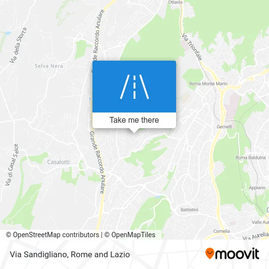 Sandigliano Street map