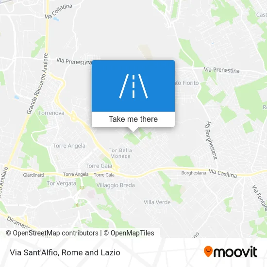 Saint Alfio Street map