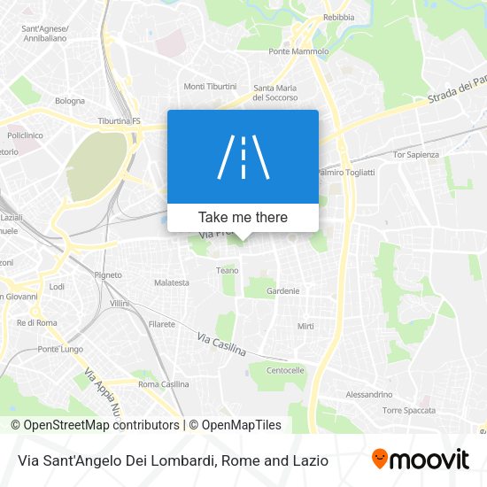 Via Sant'Angelo Dei Lombardi map