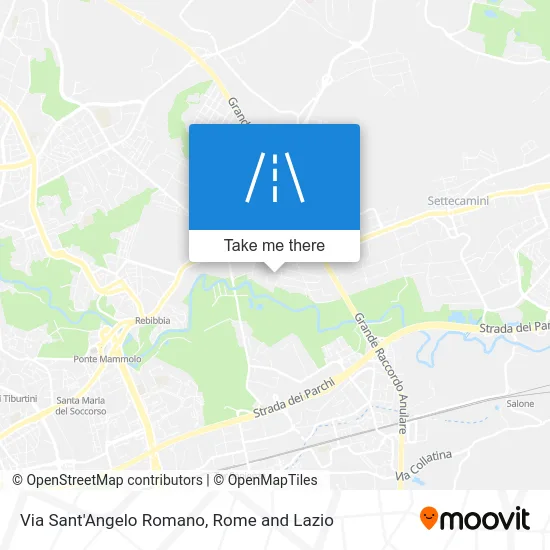 Sant'Angelo Romano Street map