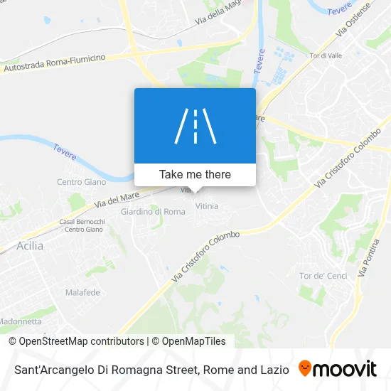 Sant'Arcangelo Di Romagna Street map