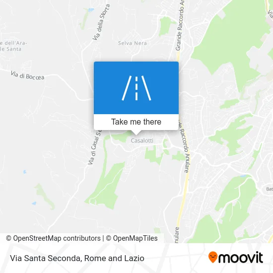 Saint Seconda Street map