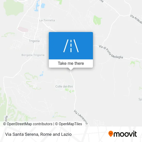Santa Serena Street map
