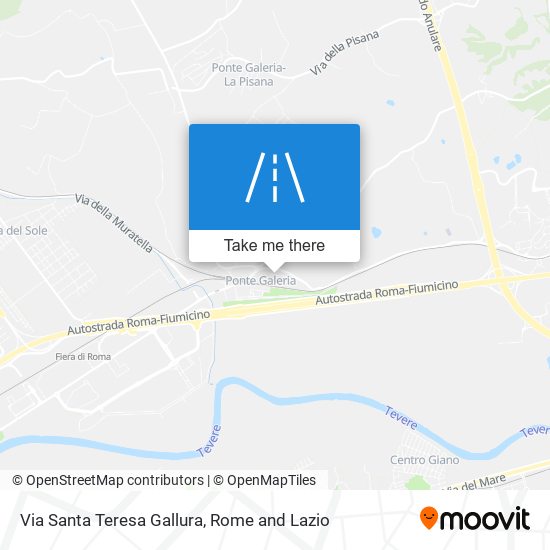 Via Santa Teresa Gallura map