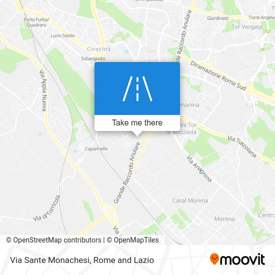 Sante Monachesi Street map