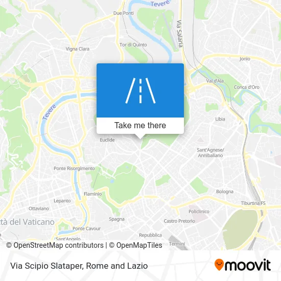 Via Scipio Slataper map