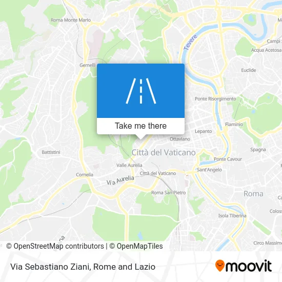 Via Sebastiano Ziani map