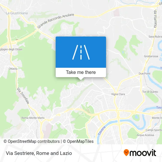 Sestriere Street map