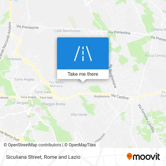 Siculiana Street map