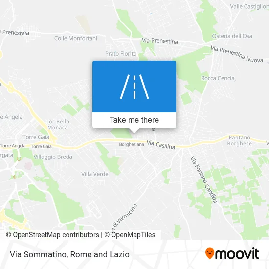 Via Sommatino map
