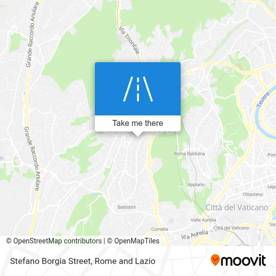 Stefano Borgia Street map