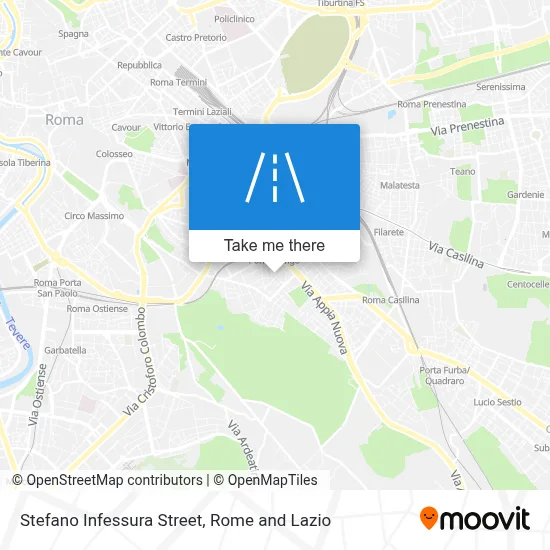 Stefano Infessura Street map