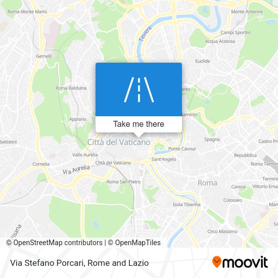 Via Stefano Porcari map