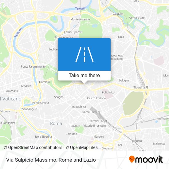 Via Sulpicio Massimo map