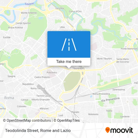 Teodolinda Street map