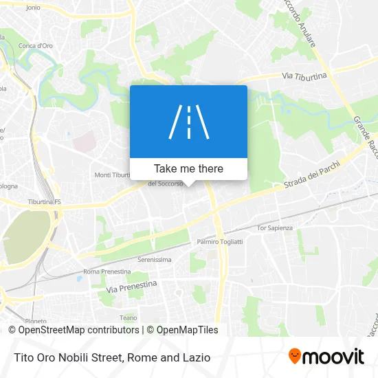 Tito Oro Nobili Street map