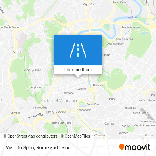 Tito Speri Street map