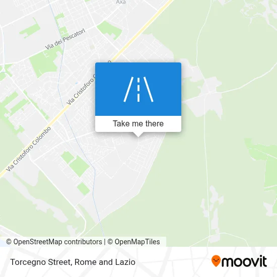 Torcegno Street map