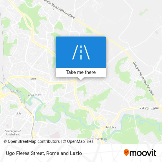 Ugo Fleres Street map