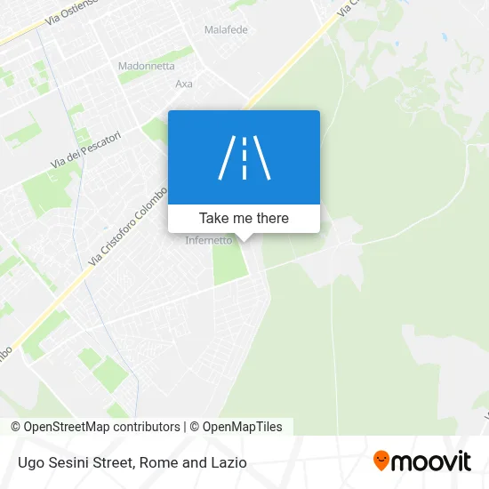 Ugo Sesini Street map