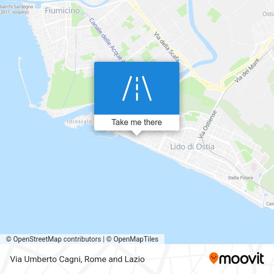 Via Umberto Cagni map