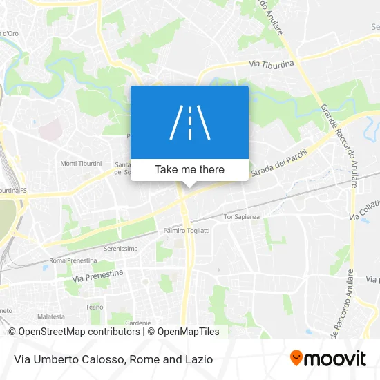 Umberto Calosso Street map