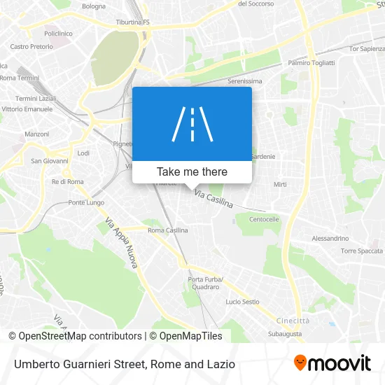 Umberto Guarnieri Street map