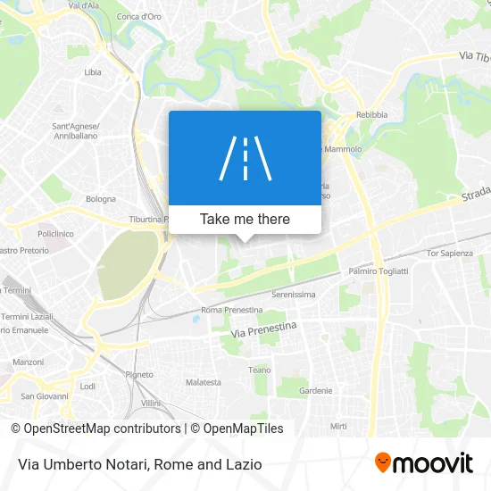 Umberto Notari Street map