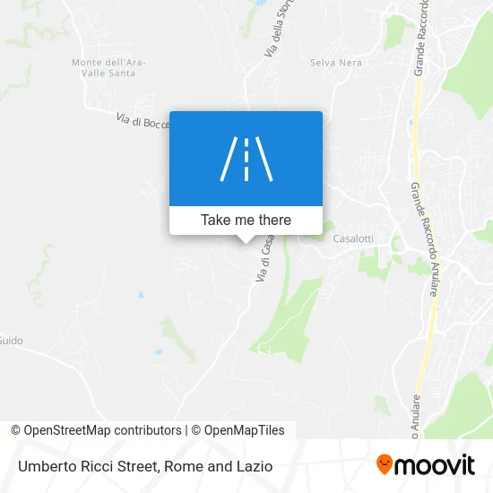 Umberto Ricci Street map