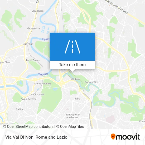 Via Val Di Non map