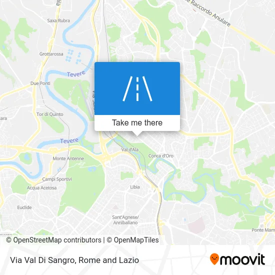 Val di Sangro Street map