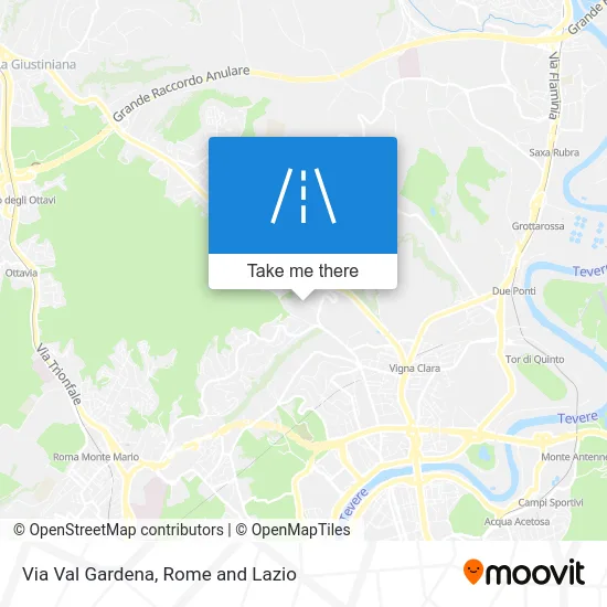 Val Gardena Street map