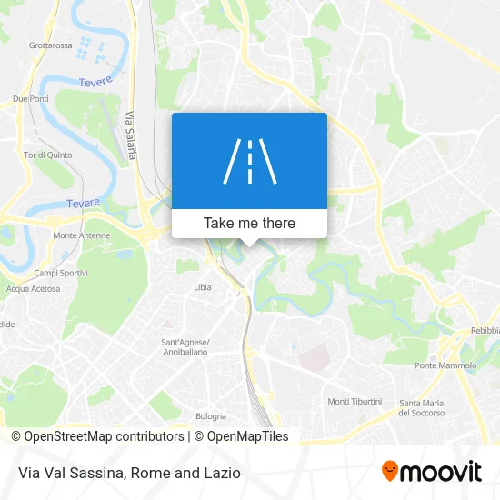 Val Sassina Street map