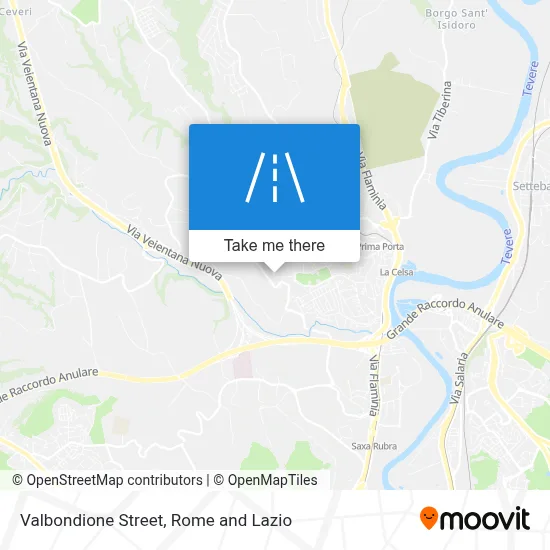 Valbondione Street map