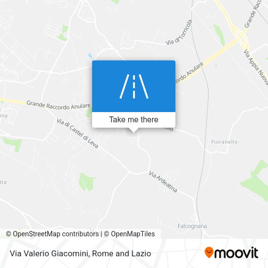 Via Valerio Giacomini map