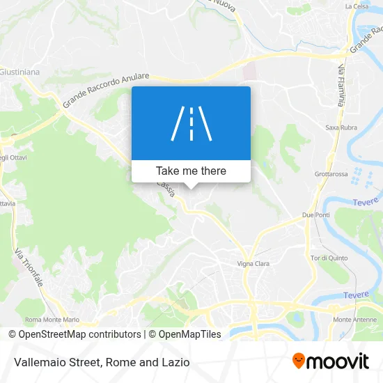Vallemaio Street map