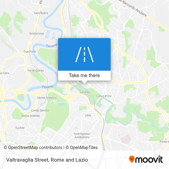 Valtravaglia Street map